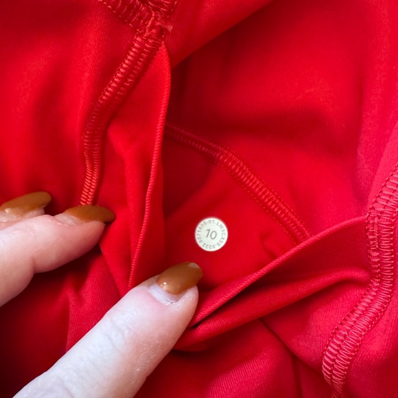 26” inseam Lululemon red leggings - Picture 6 of 6